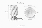Noa Lamp – Sculptural Table Light