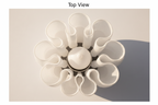 Aura Sculptural Tripod Lamp – Modern LED Floor Lamp