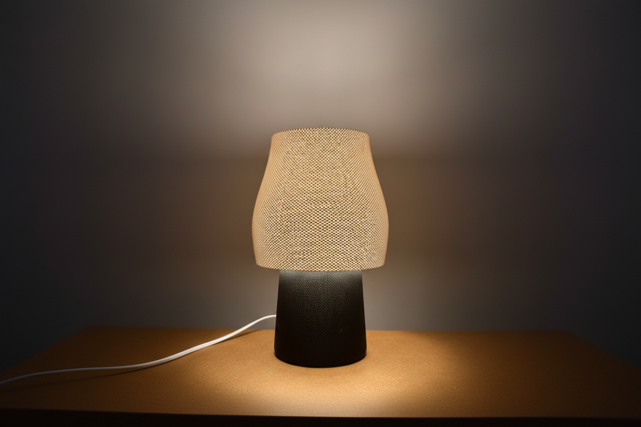 Lamp black horizontal zoomed out